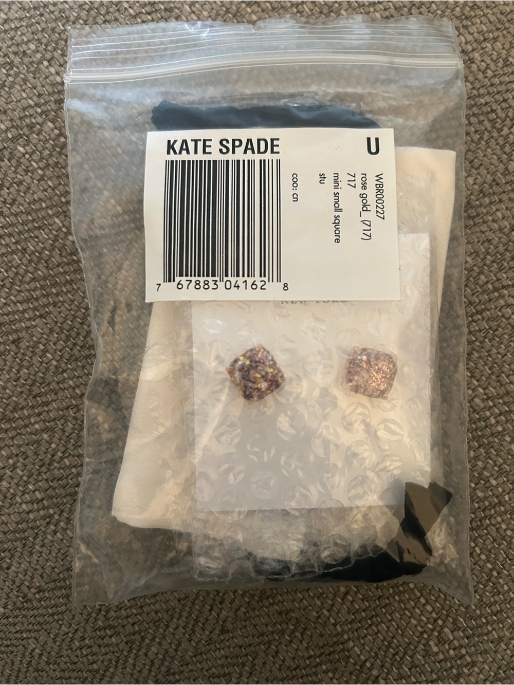 kate spade Rose Gold Round Stud Earrings - Picture 3 of 5